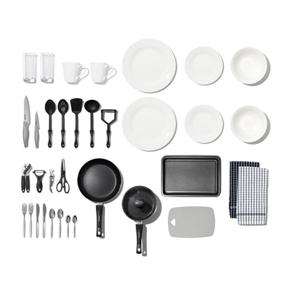 Haden 2.5L Air Fryer + 35-Piece Kitchen Starter Kit Bundle Haden