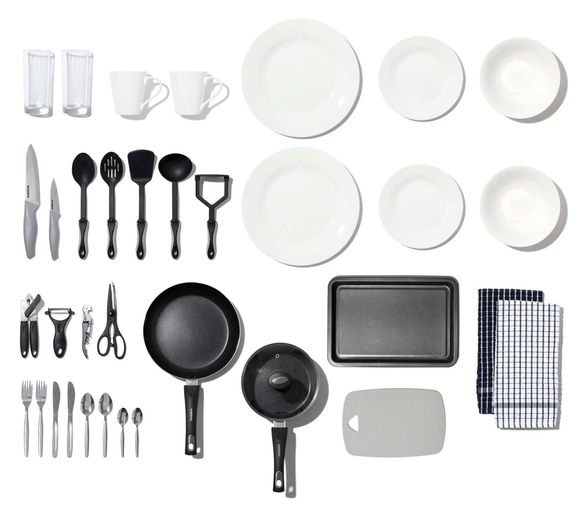 Haden 2.5L Air Fryer + 35-Piece Kitchen Starter Kit Bundle Haden