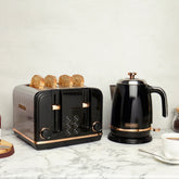 Salcombe Black & Copper Kettle and Toaster Bundle Bundle Haden