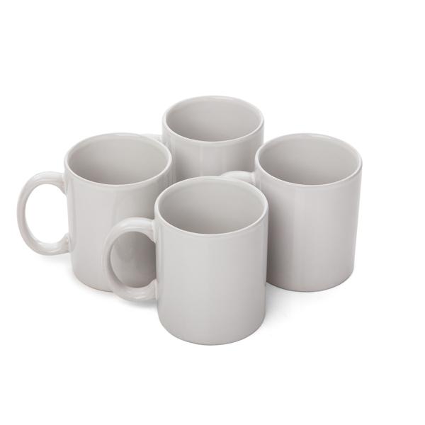 Day To Day Set of 4 Mugs Dining Sabichi Homewares Ltd White