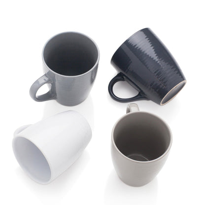 Textured Set of 4 Mugs Dining Sabichi Homewares Ltd