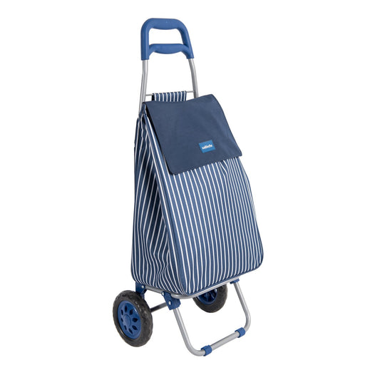 Boucherie Shopping Trolley Shopping Trolleys Sabichi Homewares Ltd Blue, White