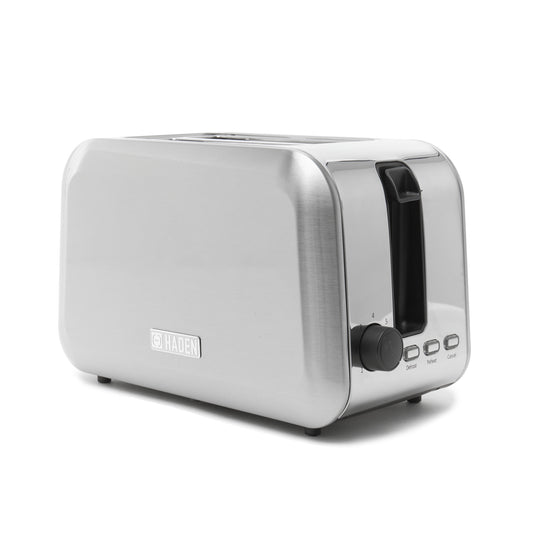 Haden Stoke Brushed Steel 2 Slice Toaster Toasters Haden