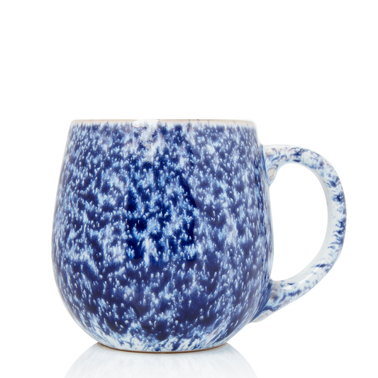 Pale Blue Ombre Reactive Stoneware Mug Dining Sabichi Homewares Ltd Blue Stoneware 18oz