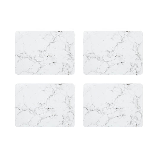 Marble Placemat and Coaster Set Dining Sabichi Homewares Ltd Grey, White