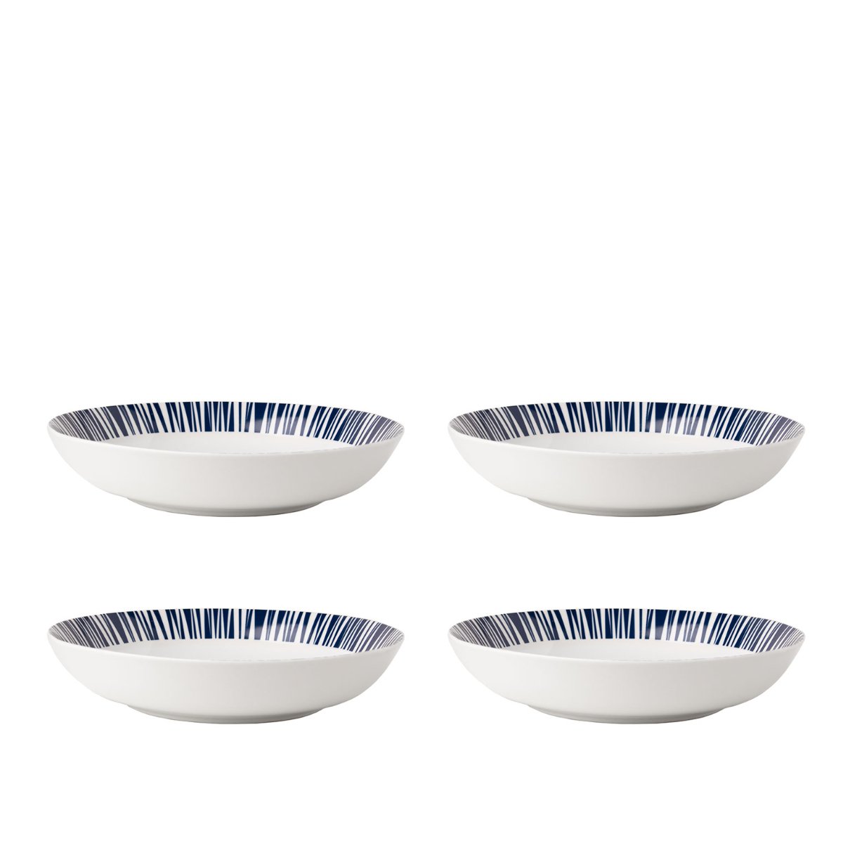 Brooklyn Set of 4 Pasta Bowls Navy