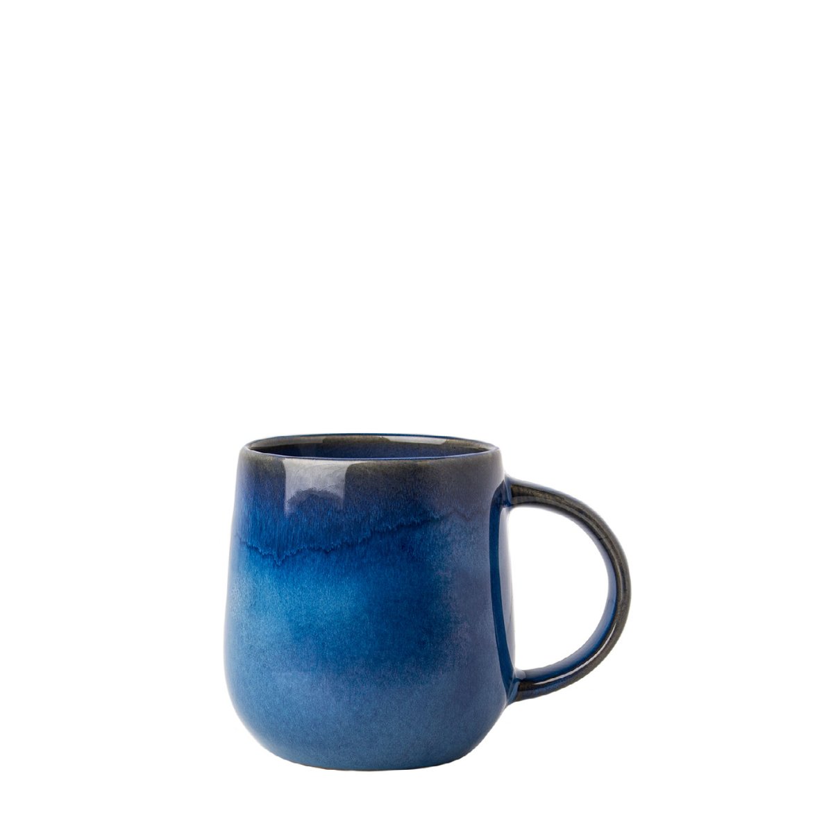 Reactive Glaze Blue 4pc Mug Set Kitchen & Dining Sabichi Homewares Ltd