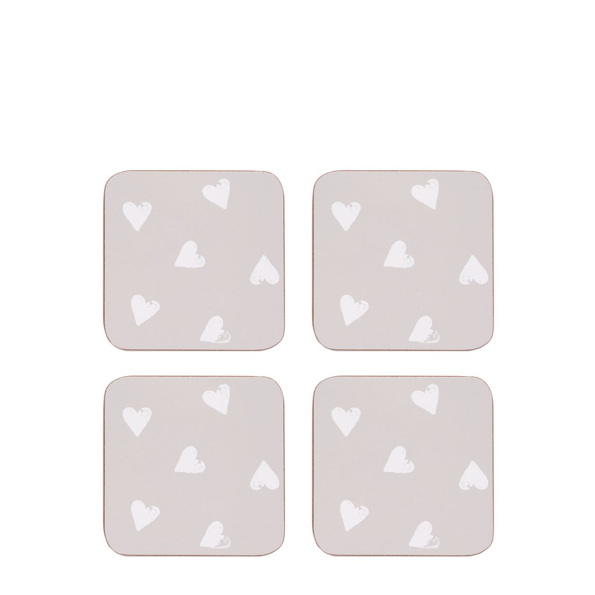 Watercolour Hearts Placemat & Coaster Set Dining Sabichi Homewares Ltd