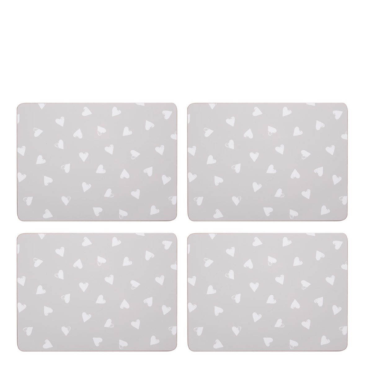 Watercolour Hearts Placemat & Coaster Set Dining Sabichi Homewares Ltd