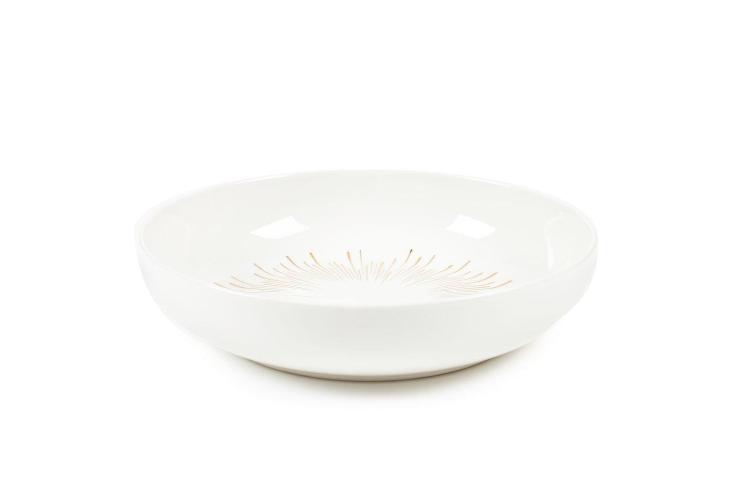 Sabichi 4pc Gold Sunburst Pasta Bowls