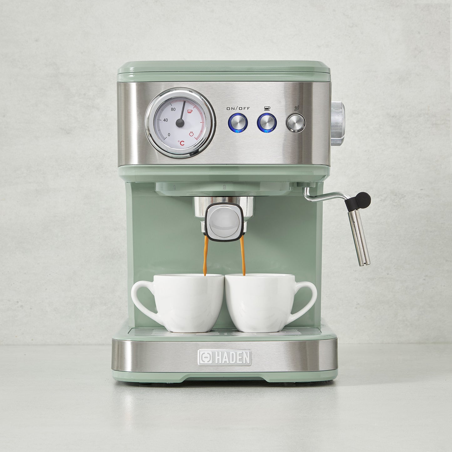 Haden Sage Espresso Pump Coffee Machine + Coffee Grinder