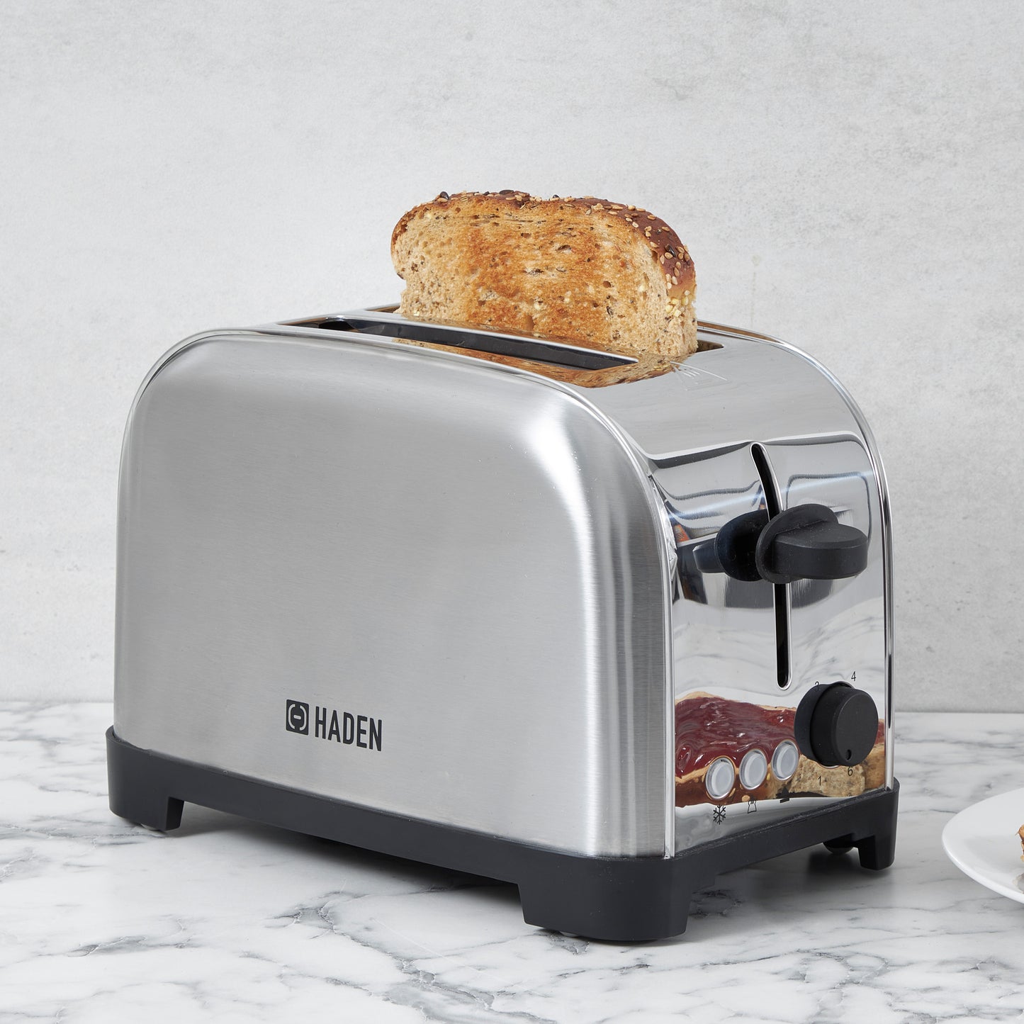 Haden Iver Stainless Steel 2 Slice Toaster Toasters Haden
