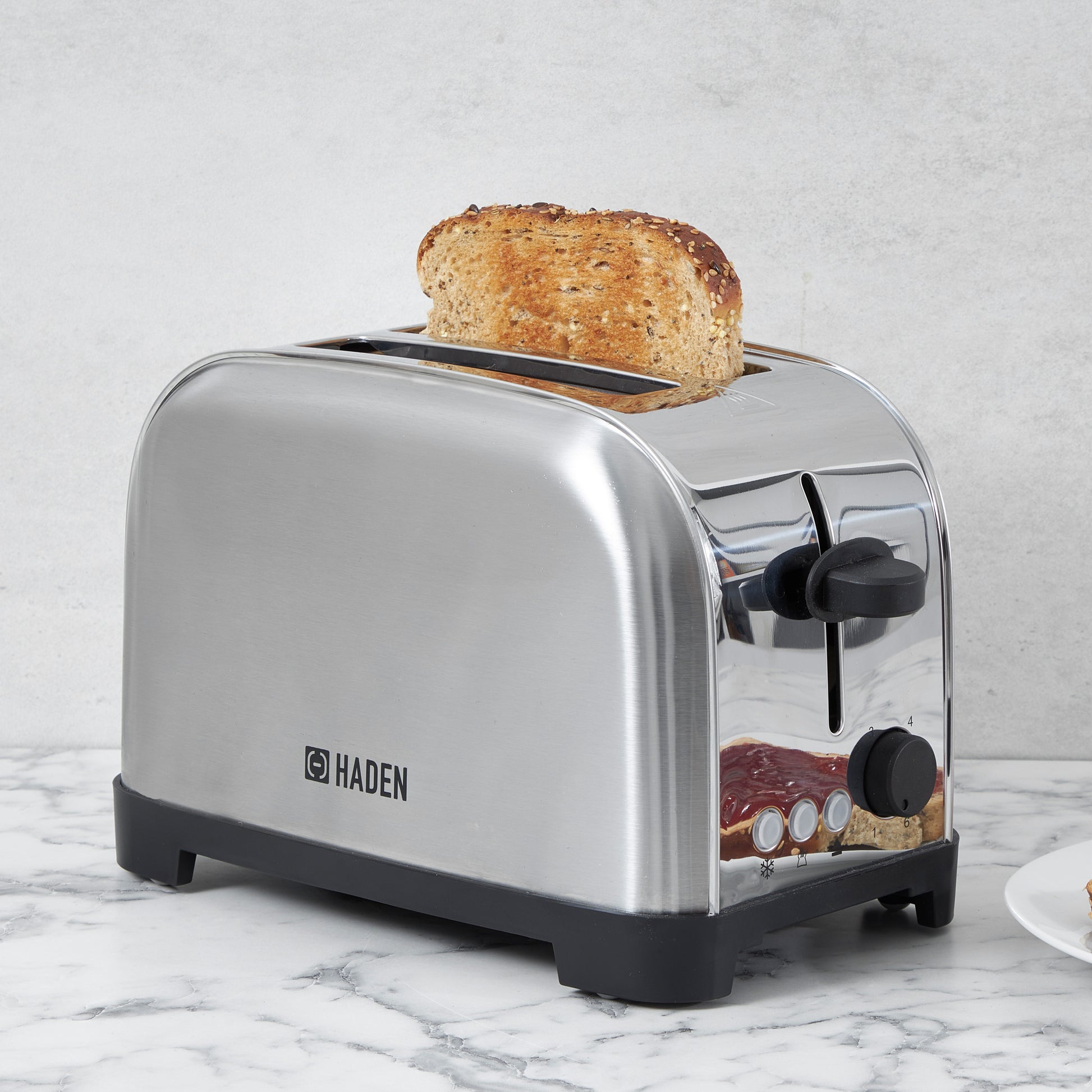 Haden Iver Stainless Steel 2 Slice Toaster Toasters Haden