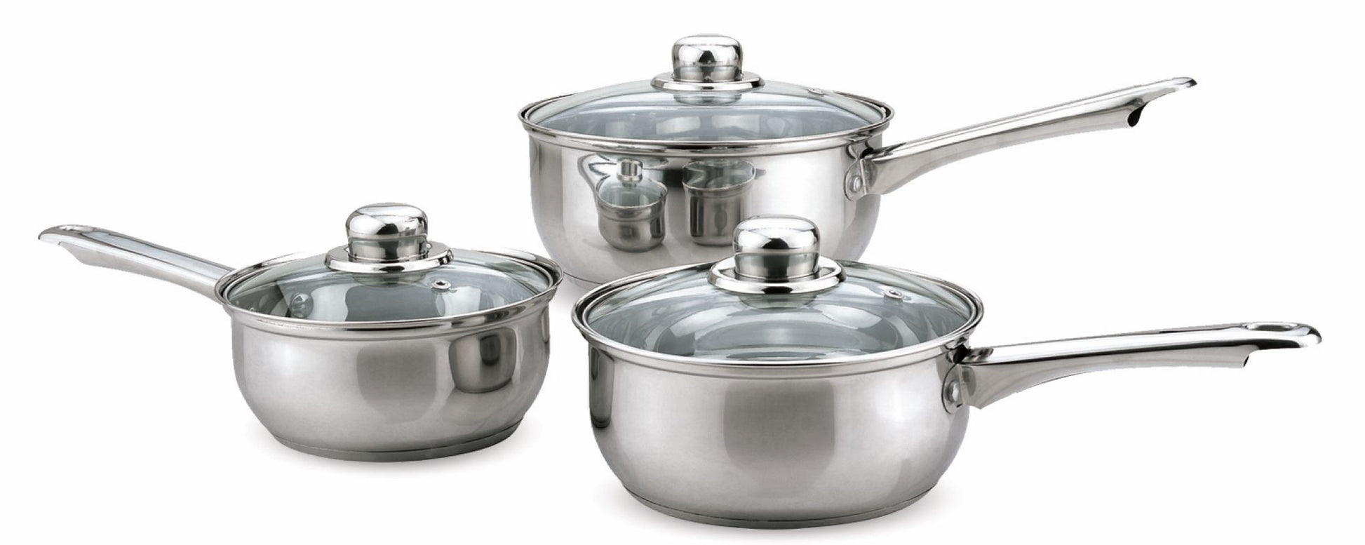3pc Saucepan Set 16/18/20cm Haden