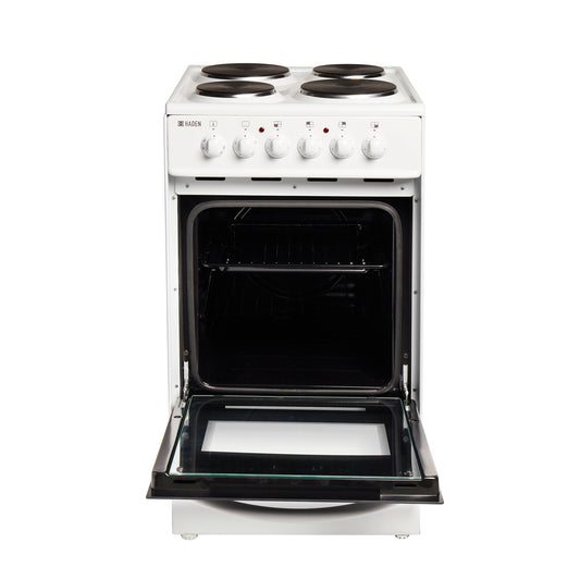 HES50W 50cm Sealed Plate Single Oven Cookers Haden