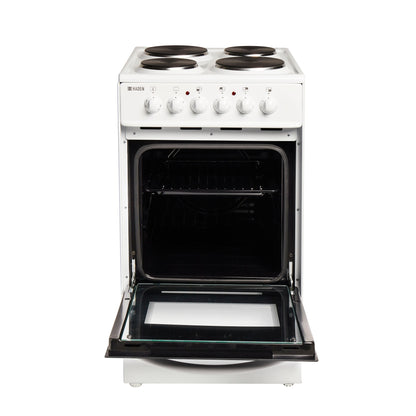 HES50W 50cm Sealed Plate Single Oven Cookers Haden
