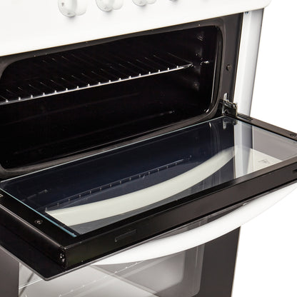 HEST60W 60cm Twin Cavity Ceramic Oven electric cooker Haden