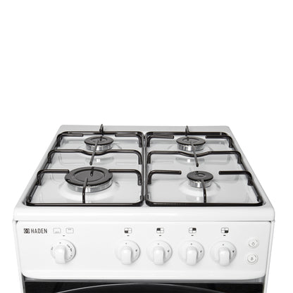 HGS50W 50cm 52-Litre Single Cavity Gas Cooker Haden