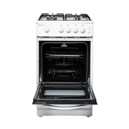 HGS50W 50cm 52-Litre Single Cavity Gas Cooker Haden