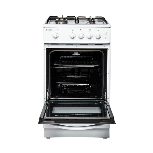HGS50W 50cm 52-Litre Single Cavity Gas Cooker Haden