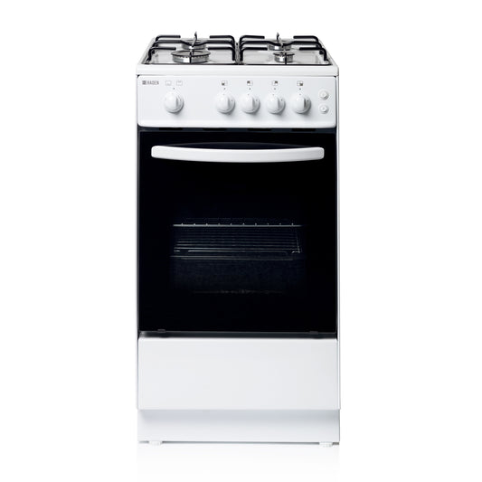 HGS50W 50cm 52-Litre Single Cavity Gas Cooker Haden