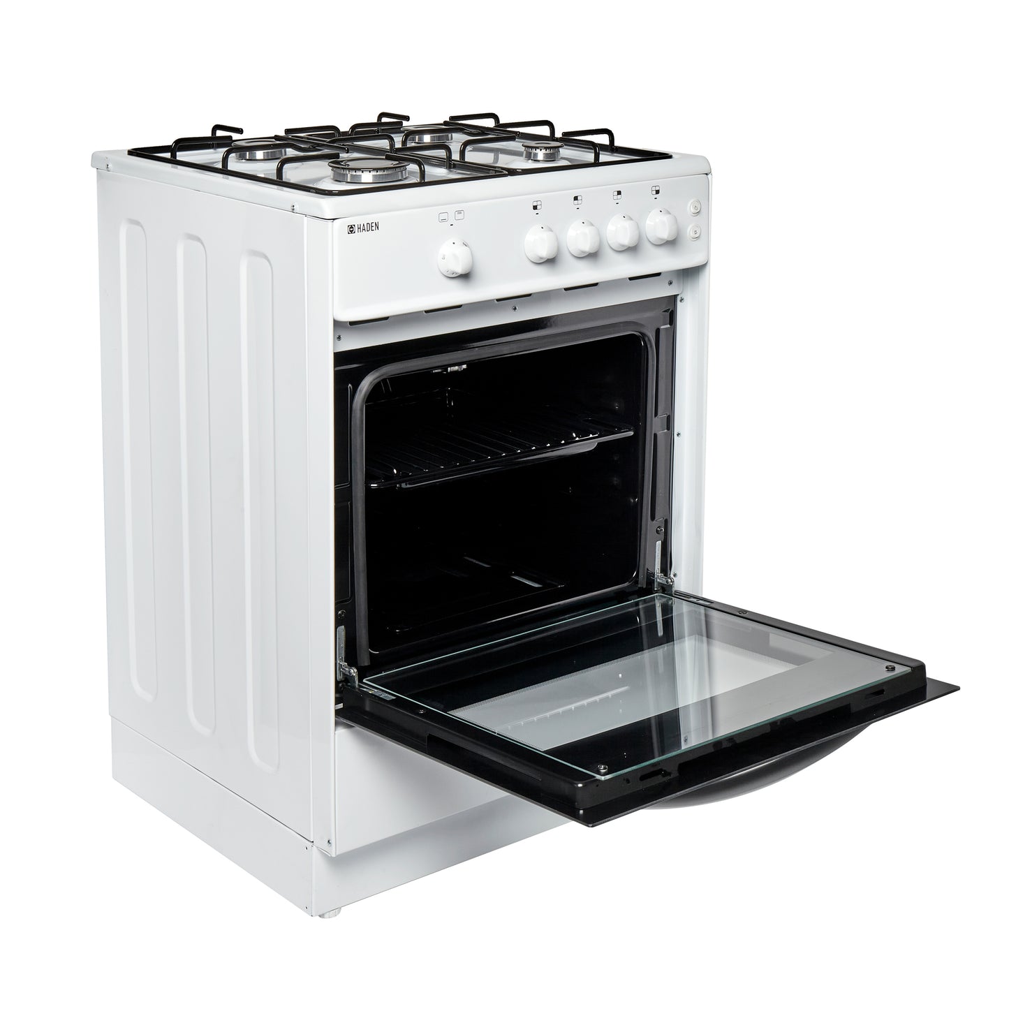HGS60W 60cm 64-Litre Single Cavity Gas Cooker Haden