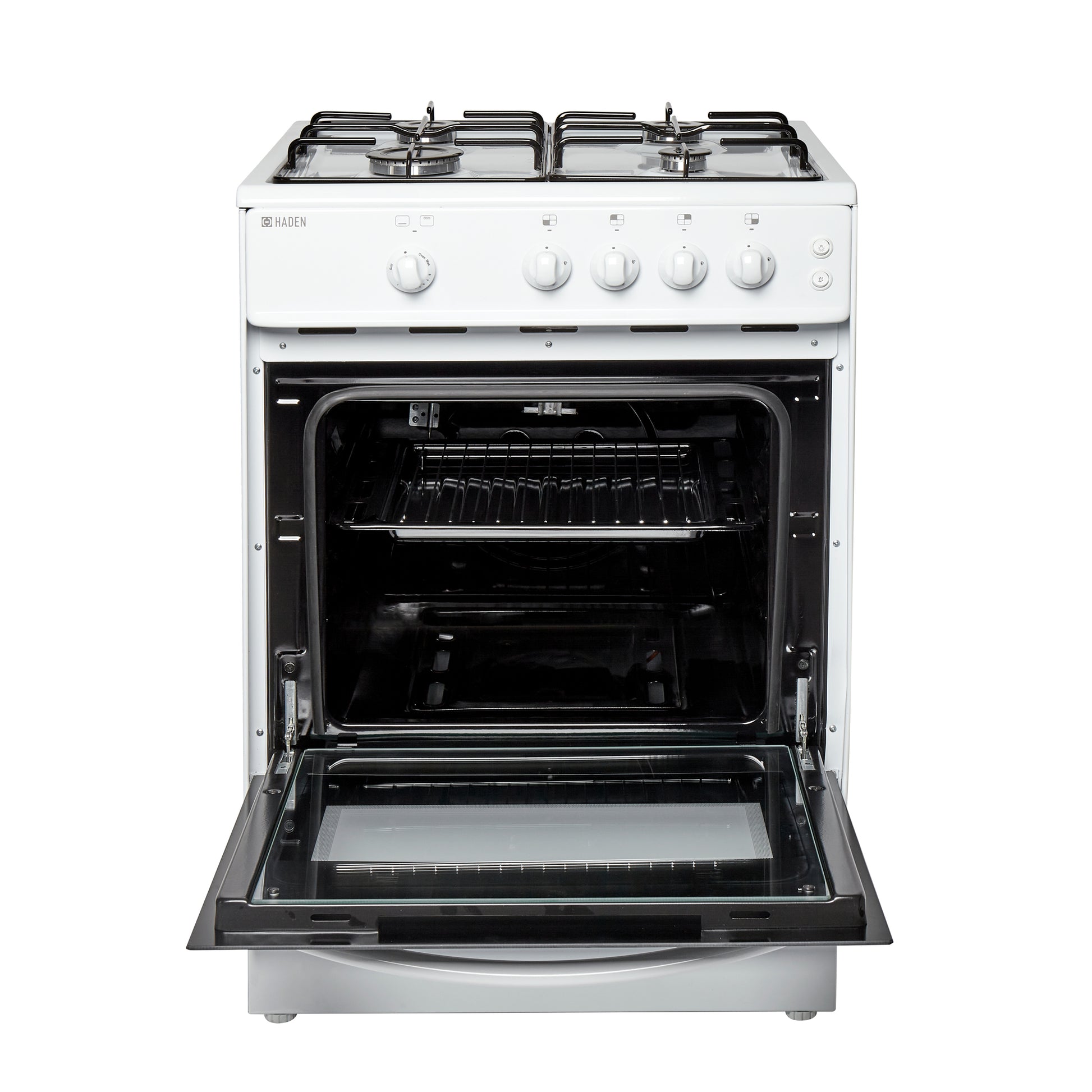 HGS60W 60cm 64-Litre Single Cavity Gas Cooker Haden