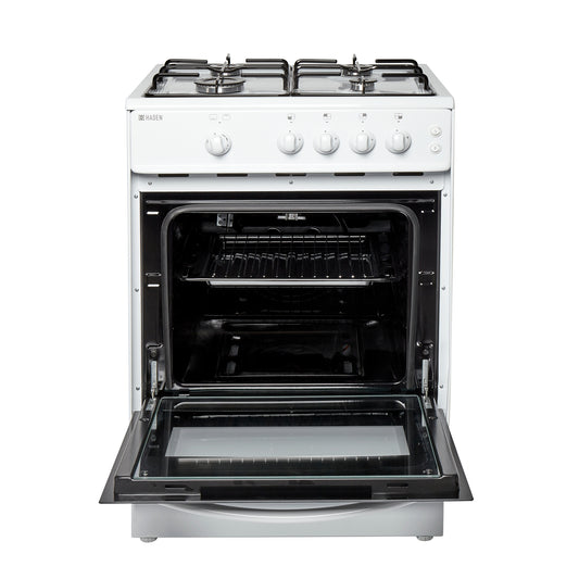 HGS60W 60cm 64-Litre Single Cavity Gas Cooker Haden