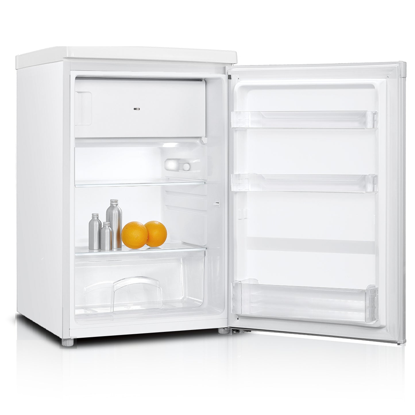 Haden White HR111W 55cm Under Counter Fridge With 4 Star Ice Box Refrigerators Haden