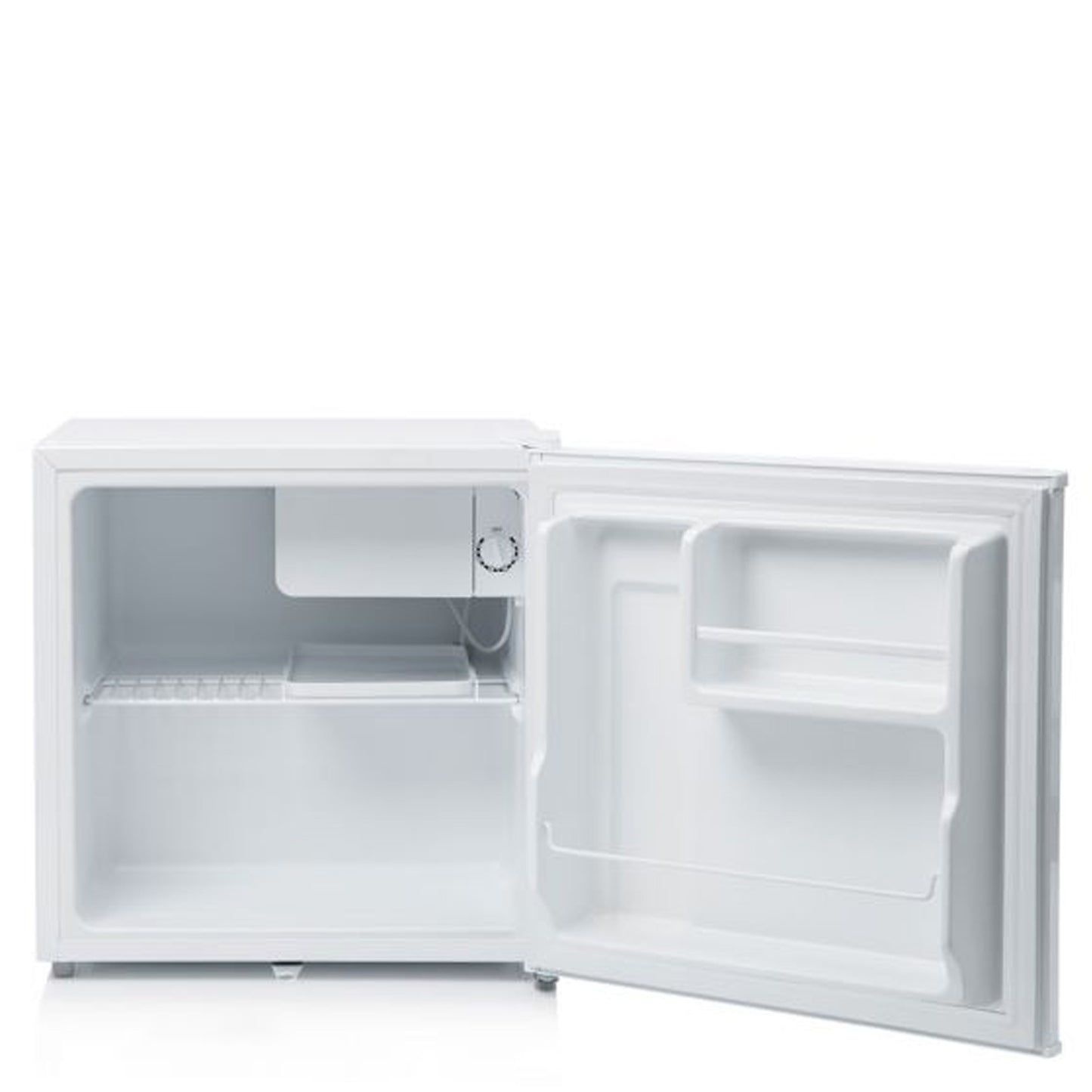 Haden White HR50W Tabletop Compact Fridge with Lock