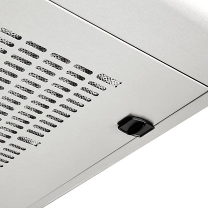 HVH60X-B 60cm Visor Cooker Hood - Inox cooker hood Haden