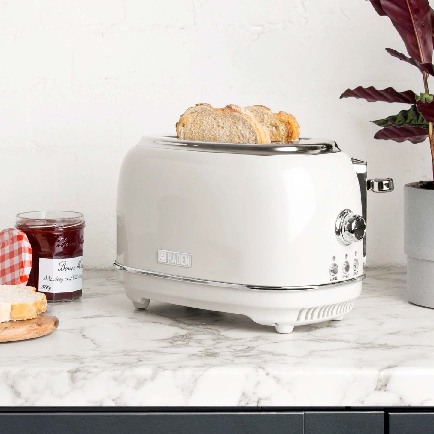 Haden Heritage 2-Slice Ivory Toaster Toasters Haden