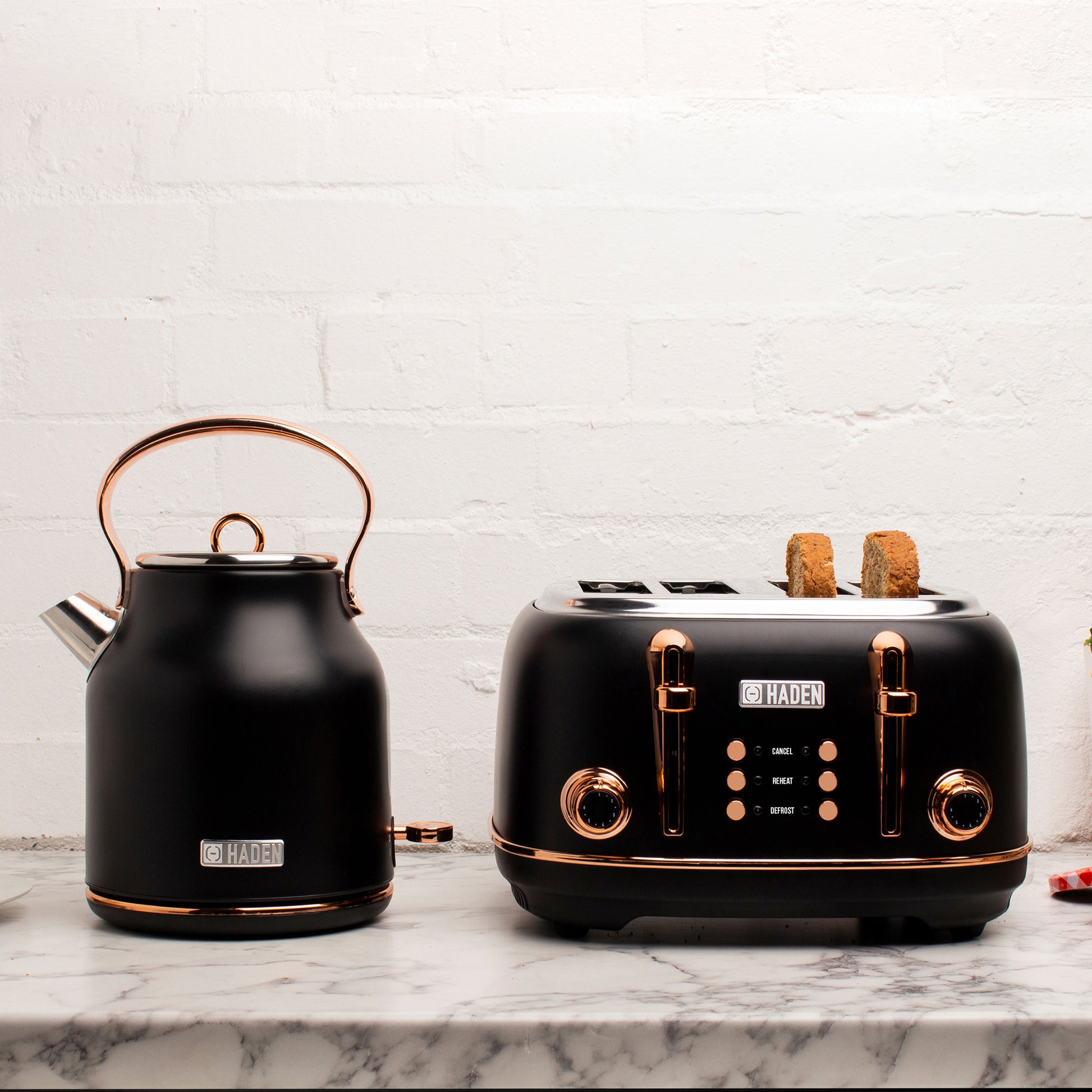 Haden Heritage Black & Copper Kettle Kitchen Haden