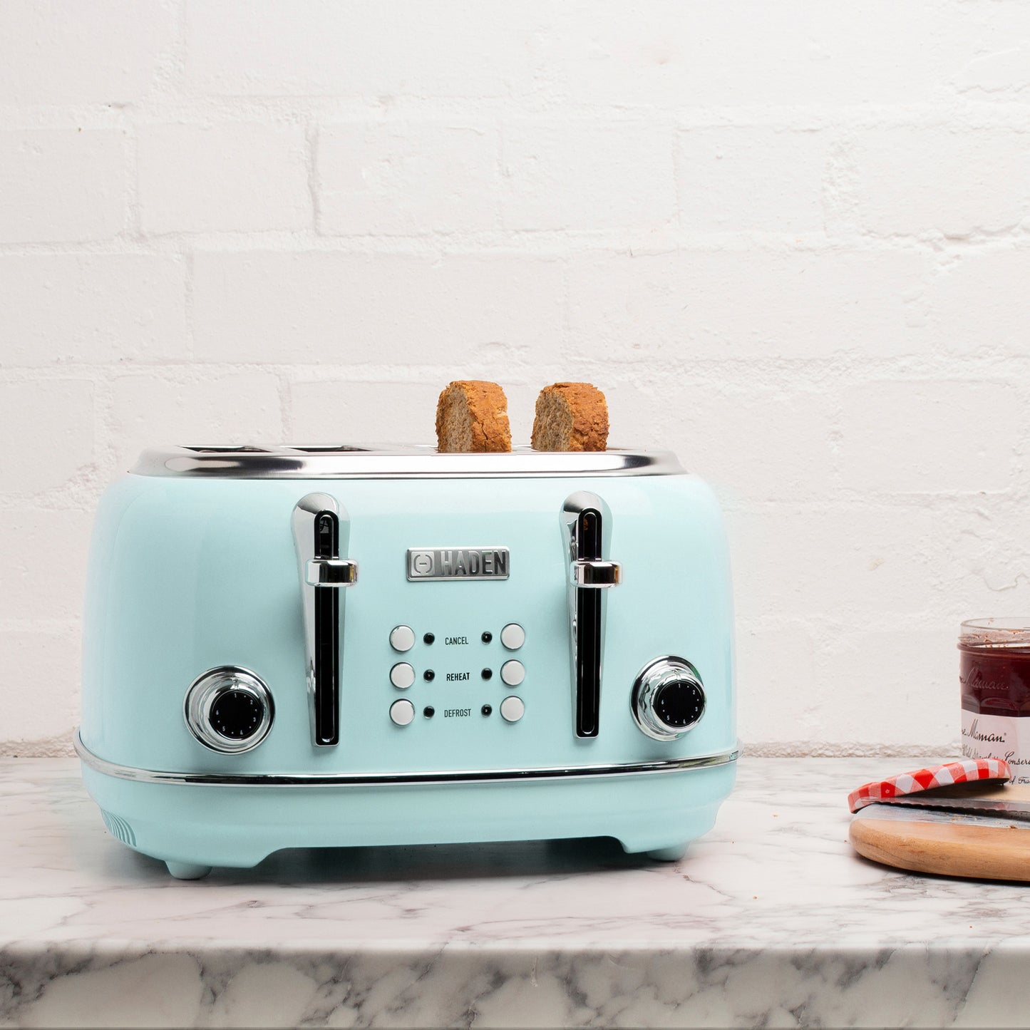 Haden Heritage Turquoise 4 Slice Toaster