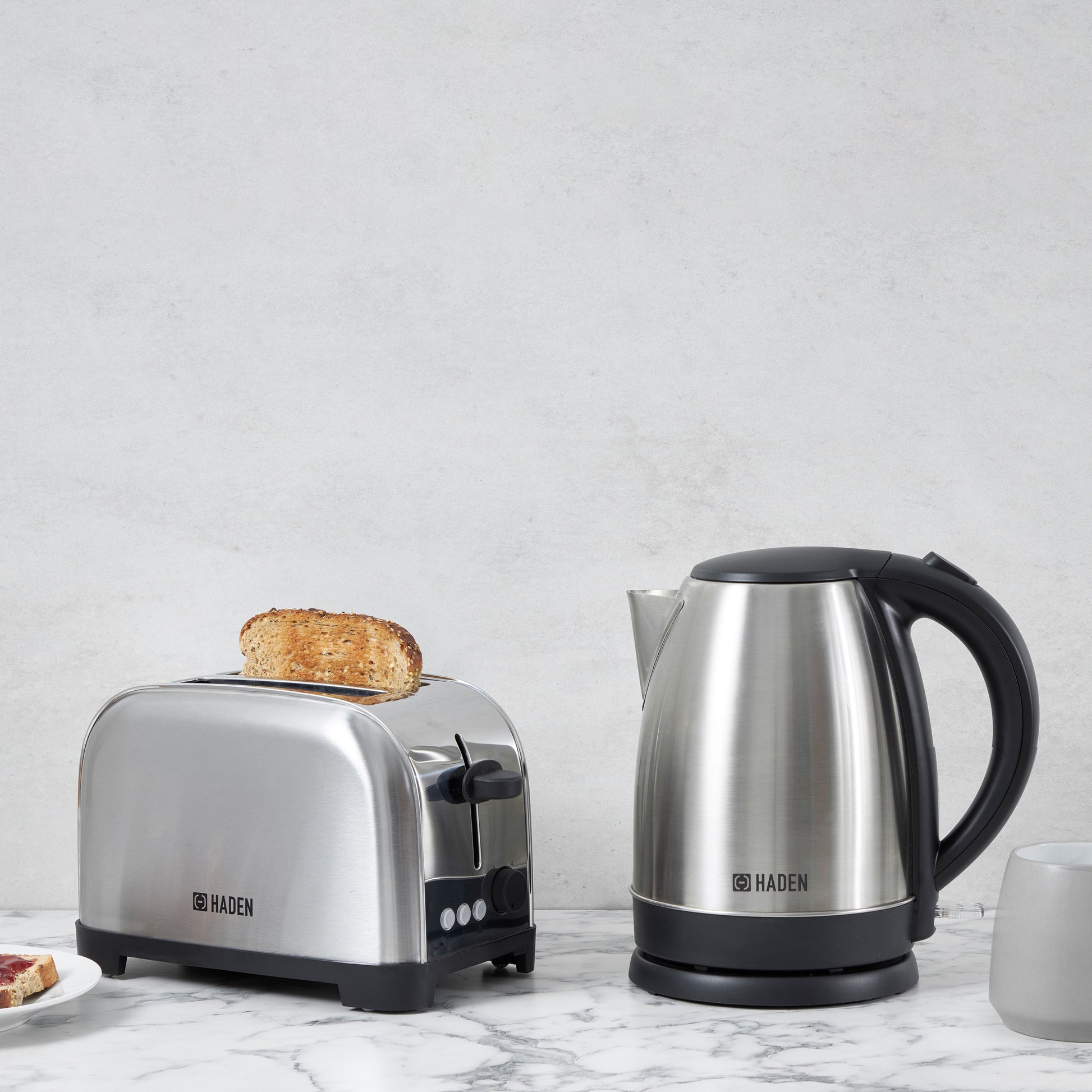 Haden Iver Stainless Steel 2 Slice Toaster Toasters Haden