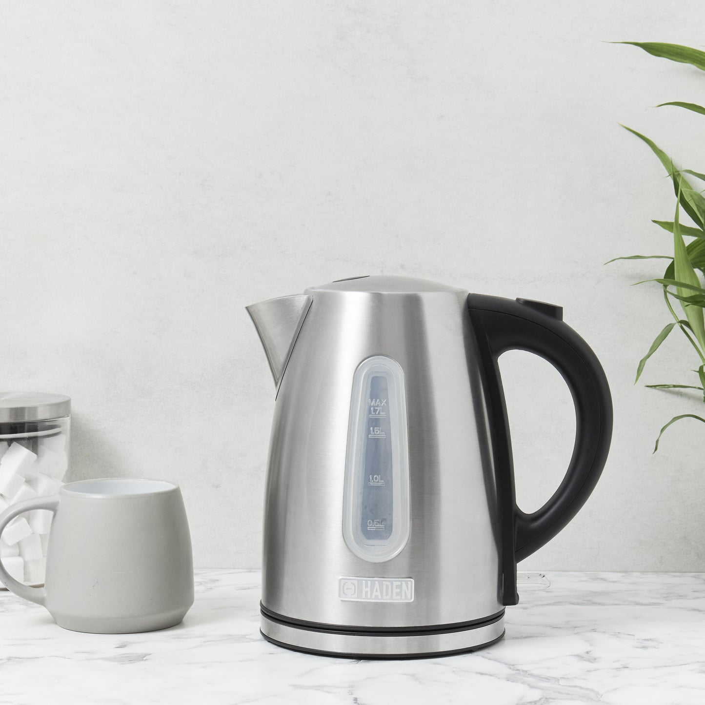 Haden Stoke Brushed Steel Kettle