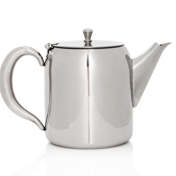 Classic Stainless Steel Teapot 1900ml Concierge Collection Dining Sabichi Homewares Ltd Silver 1900ml