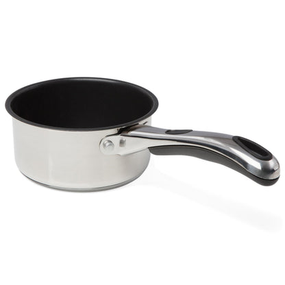 14cm Living Easy Grip Milk Pan Kitchen Sabichi Homewares Ltd Silver