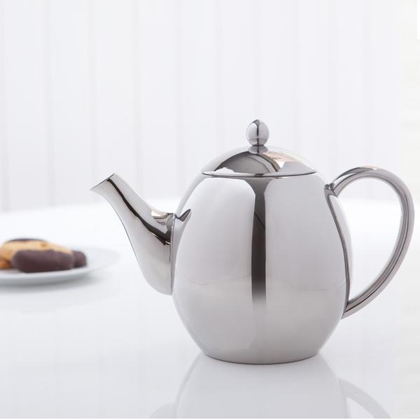 1200ml Double Wall Stainless Steel Teapot Dining Sabichi Homewares Ltd